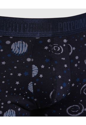 Boxer Para Niño Fleat Seamer Medio Color Azul Oscuro Marca Patprimo #66000109