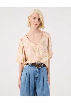 Blusa Para Mujer Manga Corta Color Rosa Marca Patprimo #30123596