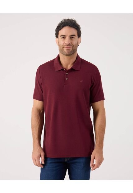 Polo Para Hombre Cuello Tejido Sin Bolsillo Color Vino Marca Patprimo #44112753