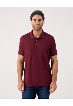 Polo Para Hombre Cuello Tejido Sin Bolsillo Color Vino Marca Patprimo #44112753