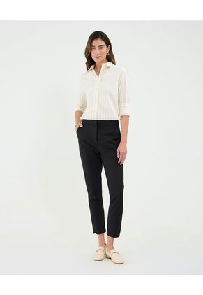 Camisa Para Mujer Manga Larga Color Crema Marca Patprimo #30010686