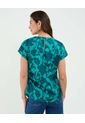 Blusa Para Mujer Manga Corta Color Verde Marca Patprimo #30123488 de Patprimo
