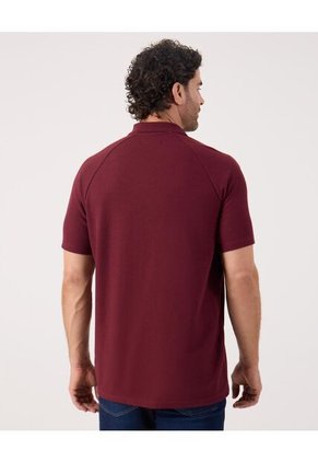 Polo Para Hombre Cuello Tejido Sin Bolsillo Color Vino Marca Patprimo #44112753