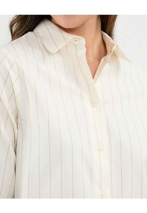 Camisa Para Mujer Manga Larga Color Crema Marca Patprimo #30010686