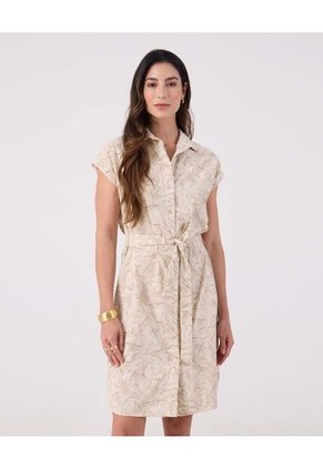 Vestido Para Mujer M/C Corto Color Beige Marca Patprimo #30171054