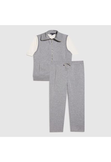 Sudadera 3 Piezas Mujer Patprimo Gris 30050227-1258