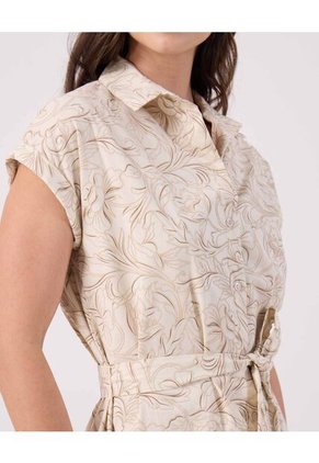 Vestido Para Mujer M/C Corto Color Beige Marca Patprimo #30171054