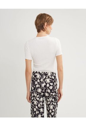 Camiseta Para Mujer Manga Corta Color Blanco Marca Patprimo #30093517