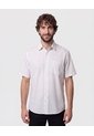 Camisa Listrada Con Bolsillo   Para Hombre Blanco Patprimo de Patprimo