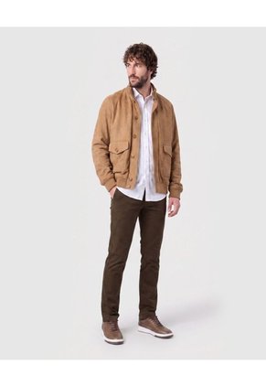 Camisa Manga Corta De Punto   Para Hombre Blanco Patprimo