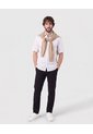 Camisa Listrada Con Bolsillo   Para Hombre Blanco Patprimo de Patprimo