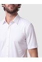 Camisa Manga Corta De Punto   Para Hombre Blanco Patprimo de Patprimo