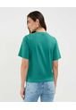 Camiseta Para Mujer Manga Corta Cuello Redondo Color Verde Marca Patprimo #30093697 de Patprimo