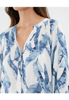 Blusa Para Mujer Manga 3/4 Color Azul Marca Patprimo #30123467