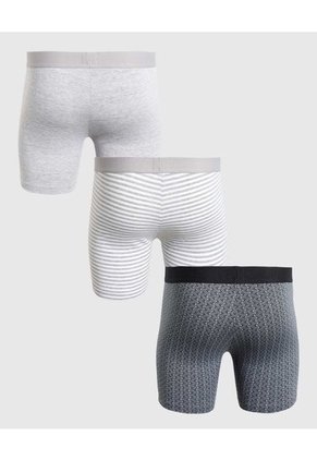 Boxer X3 Para Hombre Fleat Seamer Medio Color Surtido Marca Patprimo #44130003