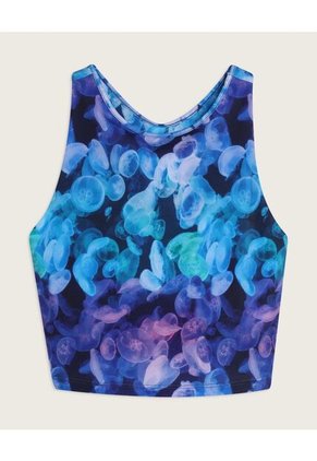 Top Para Mujer Cuello Redondo Color Morado Marca Patprimo #30220084