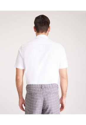 Camisa Para Hombre Manga Corta Con Bolsillo Cuello Casual C Color Blanco Marca Patprimo #44012578