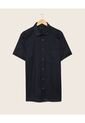 Camisa Para Hombre Manga Corta Con Bolsillo Color Negro Marca Patprimo #44012490 de Patprimo