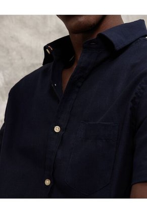 Camisa Para Hombre Manga Corta Con Bolsillo Color Negro Marca Patprimo #44012490