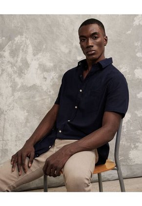 Camisa Para Hombre Manga Corta Con Bolsillo Color Negro Marca Patprimo #44012490