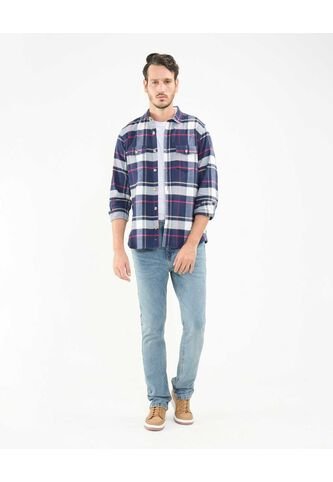 Jean Para Hombre Regular Color Azul Claro Marca Patprimo #44160345 Patprimo