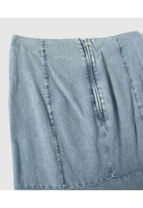 Falda Para Mujer Largo Color Azul  Marca Patprimo #30140359