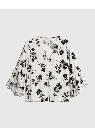 Blusa Para Mujer Manga 3/4 Color Blanco Marca Patprimo #30123591 Patprimo