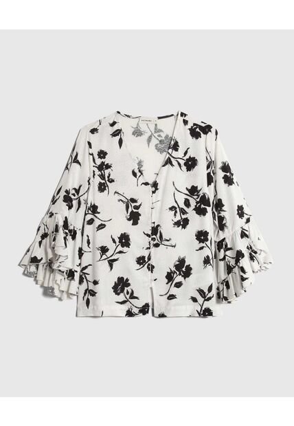 Blusa Para Mujer Manga 3/4 Color Blanco Marca Patprimo #30123591