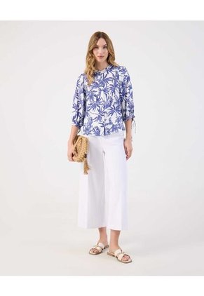 Blusa  Para Mujer Manga 3/4 Color Azul Marca Patprimo #30123623