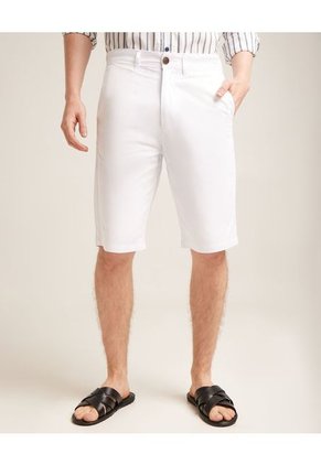 Bermuda Para Hombre Regular Largo Color Blanco Marca Patprimo #44100414