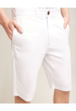 Bermuda Para Hombre Regular Largo Color Blanco Marca Patprimo #44100414