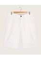 Bermuda Para Hombre Regular Largo Color Blanco Marca Patprimo #44100414 de Patprimo