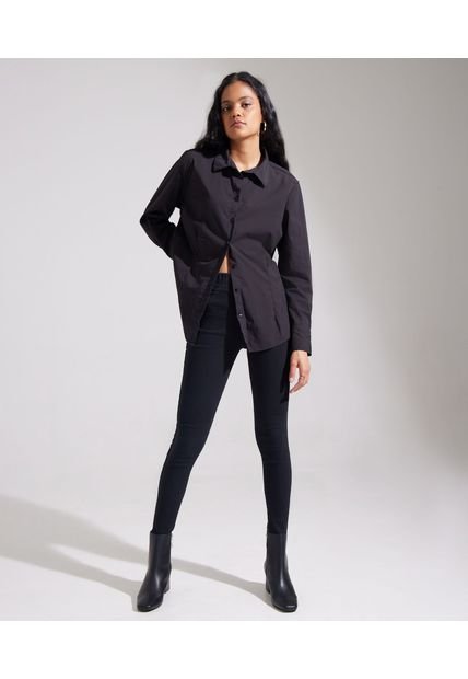 Leggings Tono Negro  Para Mujer Negro Patprimo