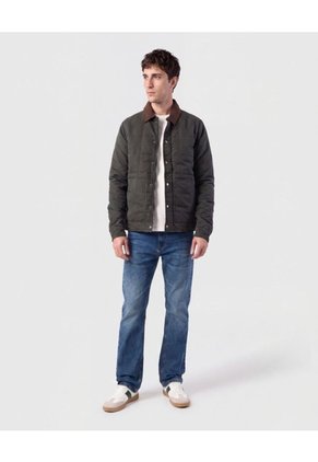 Chaqueta Acolchada Con Pana Para Hombre Para Hombre Verde Patprimo