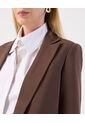 Chaqueta  Para Mujer Blazer Color Café Marca Patprimo #30080602 de Patprimo