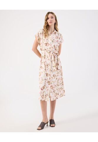 Vestido  Para Mujer M/C Medio Color Crema Marca Patprimo #30171070 Patprimo