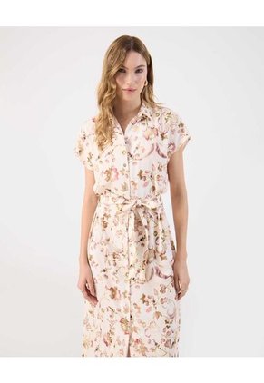 Vestido  Para Mujer M/C Medio Color Crema Marca Patprimo #30171070