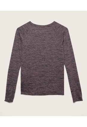 Camiseta Para Mujer Manga Larga Color Gris Marca Patprimo #30093010