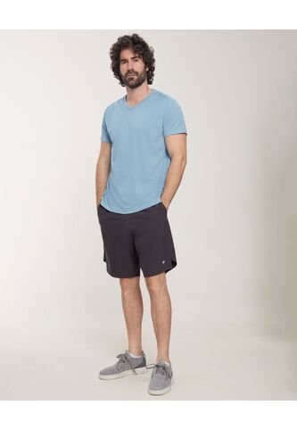 Camiseta Para Hombre Manga Corta Color Azul  Marca Patprimo #44090860 Patprimo