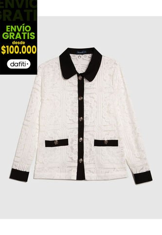 Chaqueta Para Mujer Desestructurada Color Blanco Marca Patprimo #30080544 Patprimo