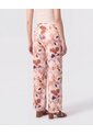 Pantalón Palazzo De Caída Fluida   Para Mujer Rosa Patprimo de Patprimo
