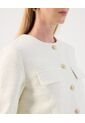 Chaqueta  Para Mujer Estructurada Color Crema Marca Patprimo #30080600 de Patprimo