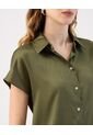 Camisa  Para Mujer Manga Corta Color Verde Marca Patprimo #30010749 de Patprimo