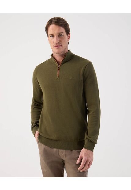 Saco  Para Hombre Cuello Alto O Cuello Tortuga Color Verde Marca Patprimo #44330243