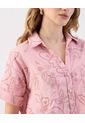 Camisa  Para Mujer Manga Corta Color Rosa Marca Patprimo #30010696 de Patprimo