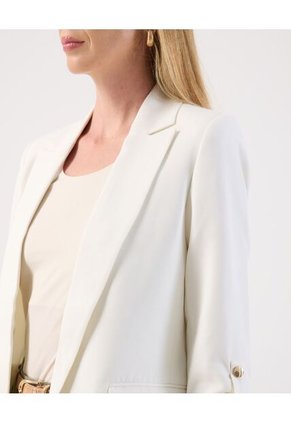 Chaqueta  Para Mujer Blazer Color Crema Marca Patprimo #30080602