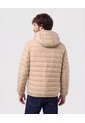 Chaqueta Acolchada Con Capota   Para Hombre Café Patprimo de Patprimo