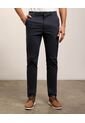 Pantalon Tipo Chino Unicolor   Para Hombre Azul Patprimo de Patprimo