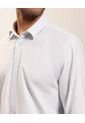 Camisa Manga Larga Unicolor   Para Hombre Azul Patprimo de Patprimo