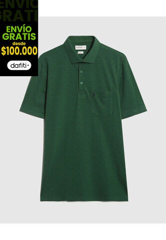 Polo Para Hombre Cuello Maquina Con Bolsillo Color Verde  Marca Patprimo #44112698 Patprimo